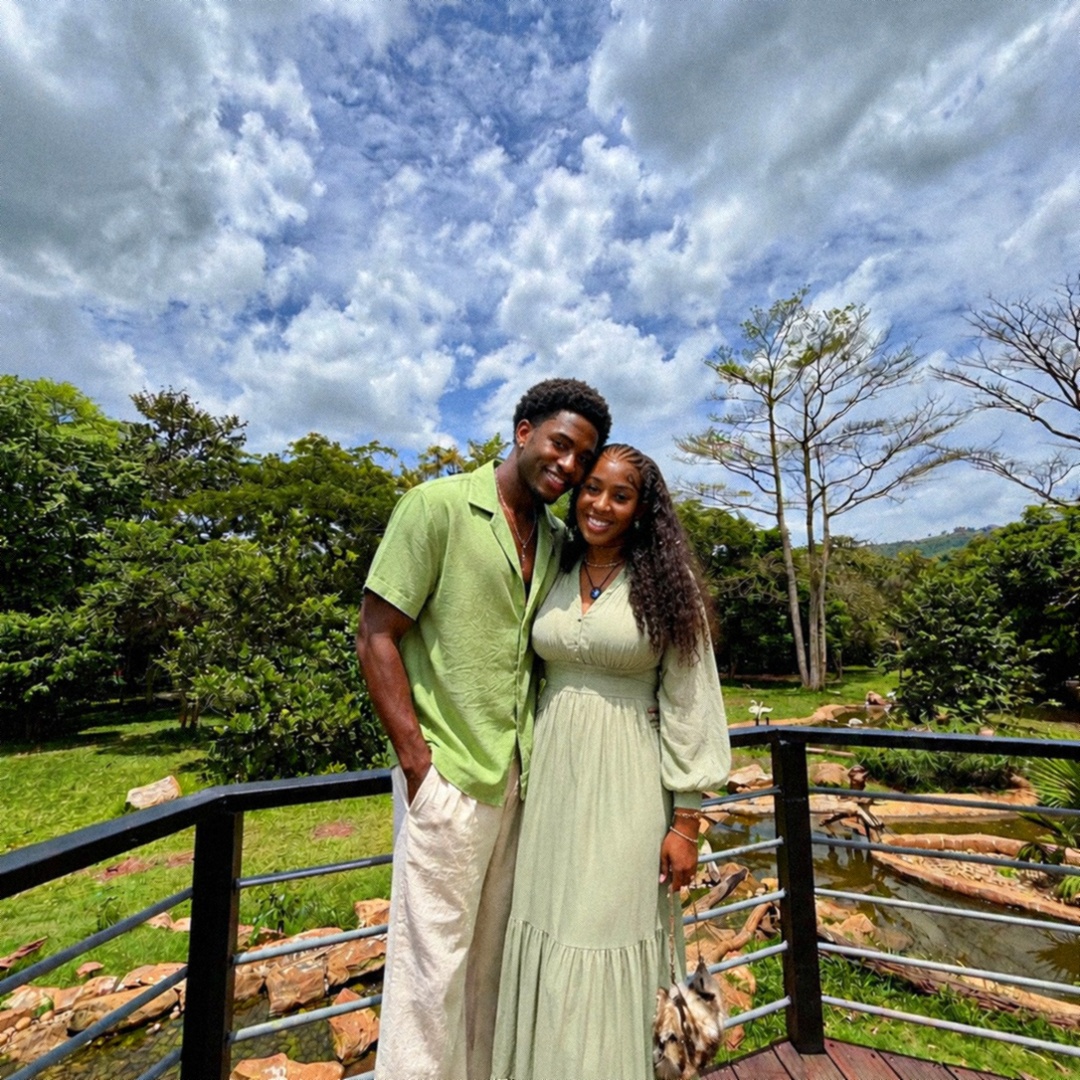 Couple on the walkway